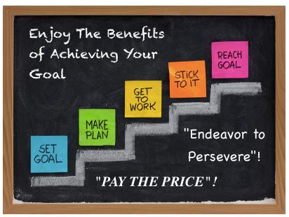 Pay The Price or Enjoy The Benefits of Your Goal