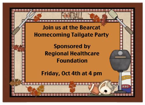 Homecoming Tailgate Event - Deadline!