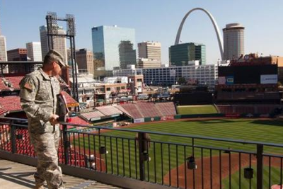 MO National Guard Keeping Cardinal Fans Safe
