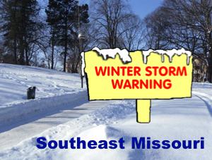 Winter Storm WARNING in Effect Beginning Thursday