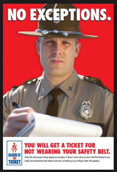 Buckle Up Day and Night - Click It or Ticket