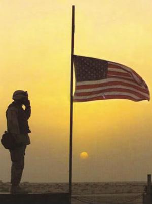 Flags at Half-Staff for Memorial Day