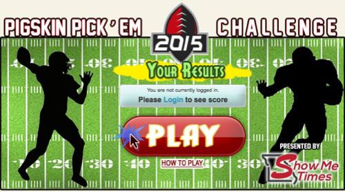 5th Annual Pigskin Pick'em Challenge Ready to Play! Are you?