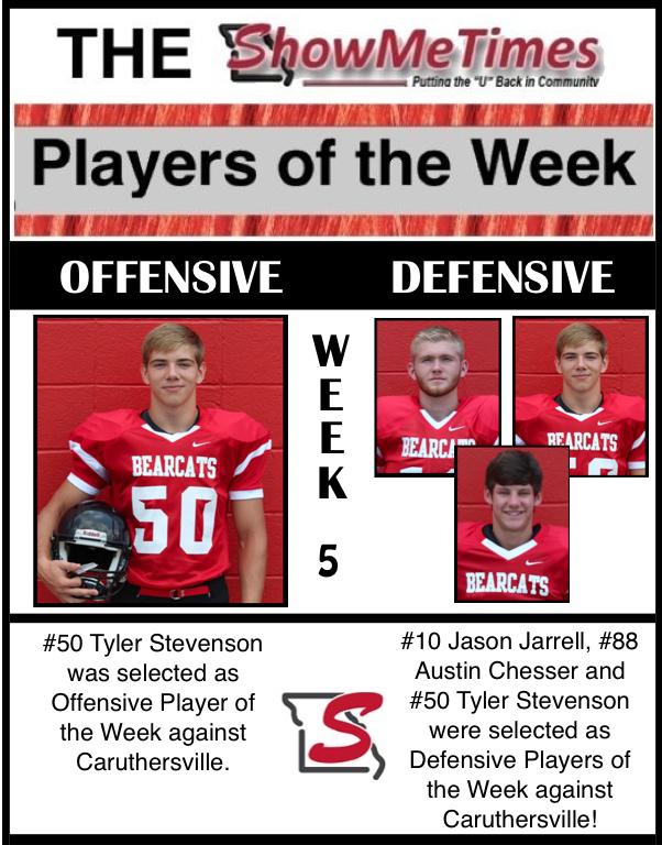 Players of the Week Against Caruthersville