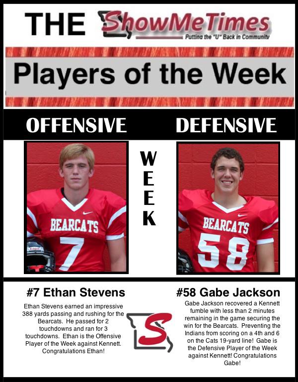 Players of the Week Against Kennett