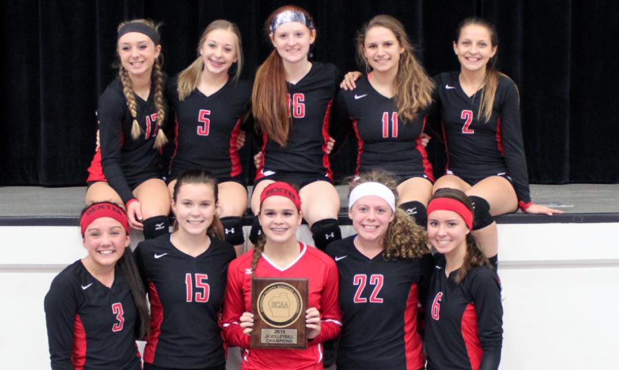 DHS JV Volleyball Team Wins SCAA Tournament