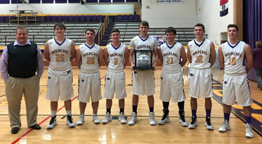Noah Vandiver Honored at Basketball Game