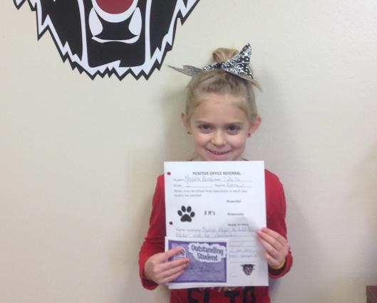 Merideth Benton Earns Positive Office Referral Certificate