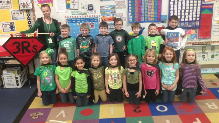 Kindergarten Class Earns 3R's at Southwest Elementary