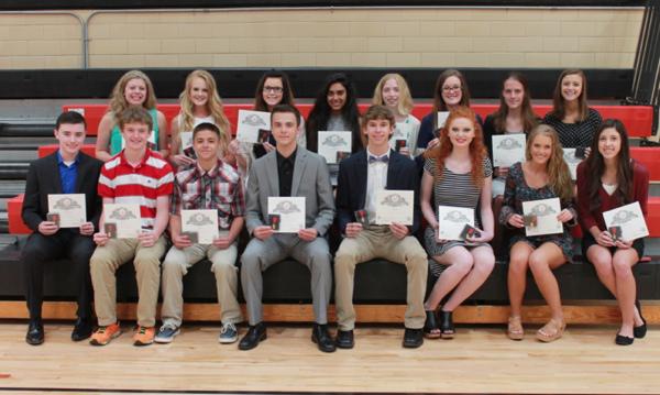 Dexter High School Names Top 10% Sophomore Class