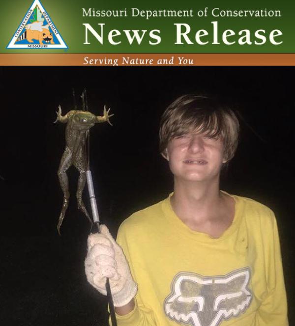 Missouri Frogging Season Opens June 30th