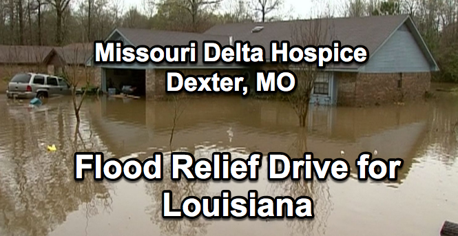 Mo Delta Hospice Hosting Flood Relief Drive