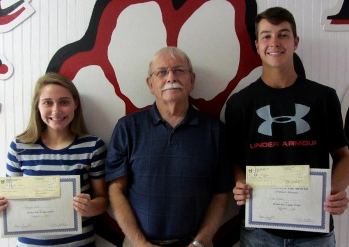 Elks September 2016 Students of the Month