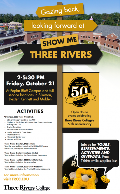 Join Three Rivers College and Celebrate 50 Years
