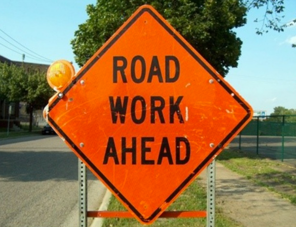 U.S. 60 in Stoddard County One Lane