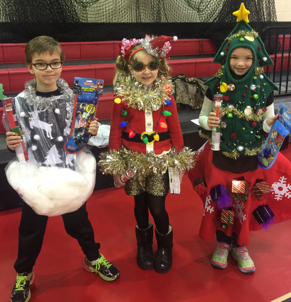 First Grade Students Win Ugly Sweater Contest