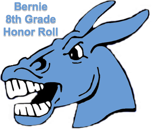 Bernie School Announces 8th Grade Honor Roll