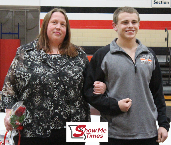 2017 DHS Wrestling Senior Night - Jakob Sauvage