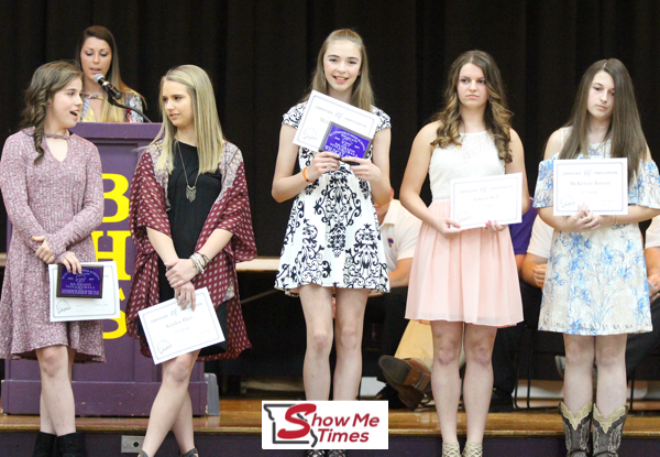 Bloomfield Middle School 8th Gr. Volleyball Awards