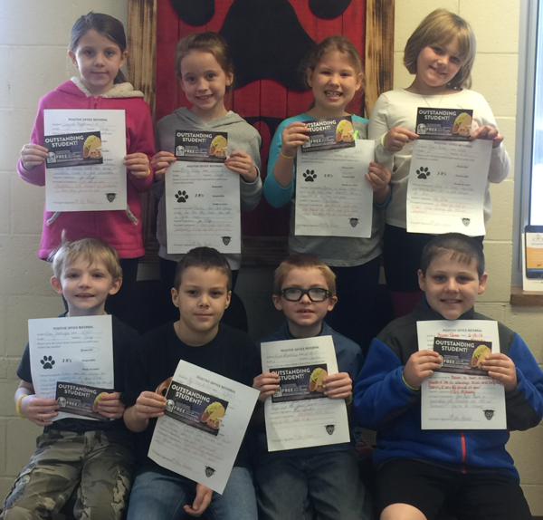 Positive Office Referral Awards at Southwest Elementary