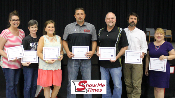 Dexter School Staff Honored for 15 Years of Service