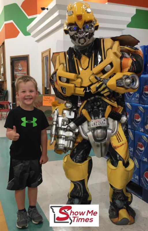 Transformers to be in Dexter on Sunday