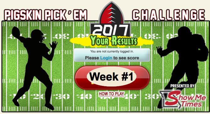 Pigskin Pick'Em 2017! Grand Prize $500