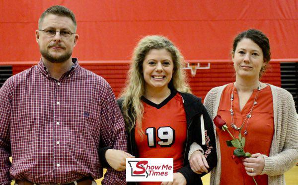 DHS 2017 Volleyball Senior Night Featuring Maci Daniels