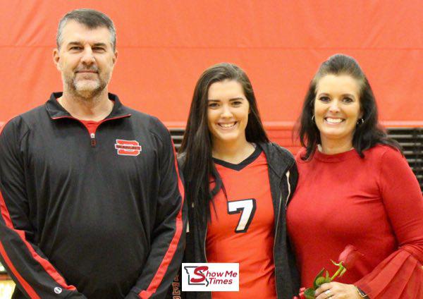 DHS 2017 Volleyball Senior Night Featuring Krysten Garrison