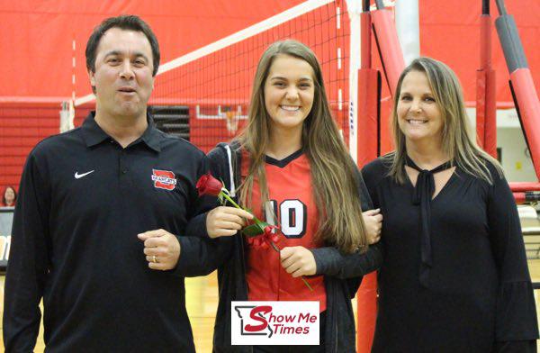 DHS 2017 Volleyball Senior Night Featuring Addison Kruse
