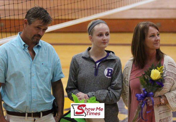 2017 Bloomfield Volleyball Senior Night - Jewel Chism