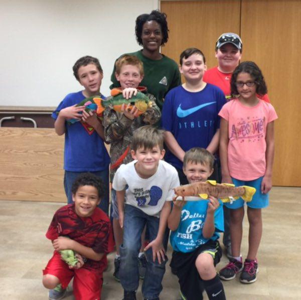 Youngsters Rewarded for Attending Fishing Classes at Keller Library