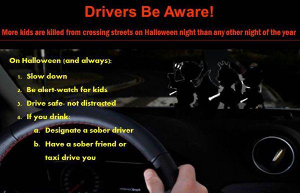 Halloween is a Dangerous Night for Impaired Driving