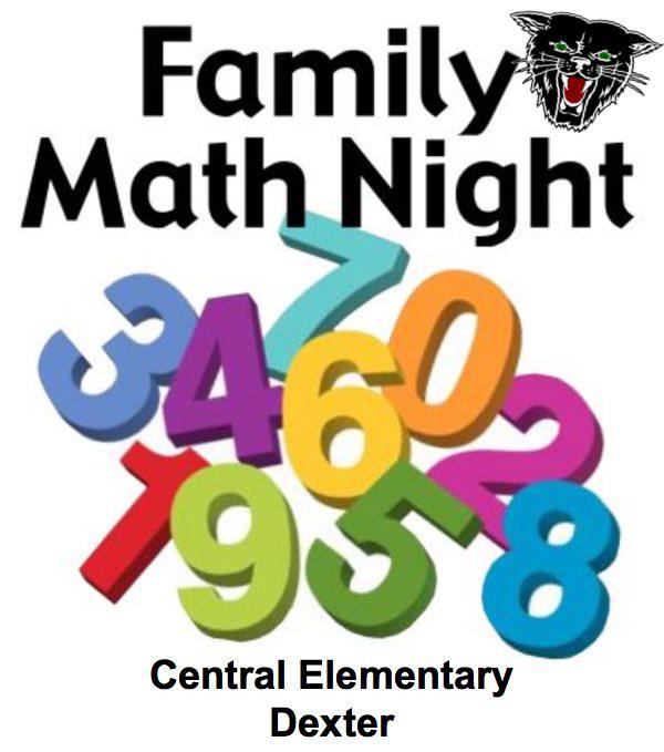 Family Math Night Set at Central Elementary