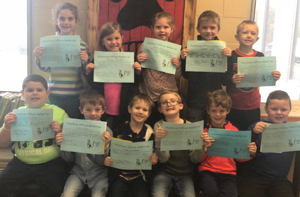 Southwest Elementary Students Earn Positive Office Referral Awards