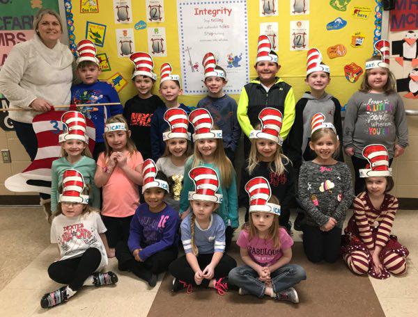 S.W. Elementary Kindergarten Students Earn 3Rs Flag for February 2018