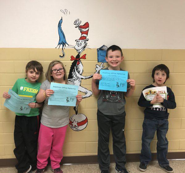 S.W. Elementary First Graders Earn Positive Office Referrals