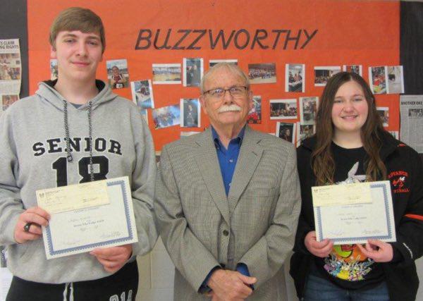 Dexter Elks 2018 March Students of the Month