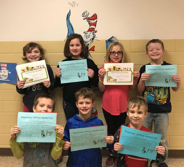 S.W. Elementary Honors 2nd Graders with Positive Office Referrals