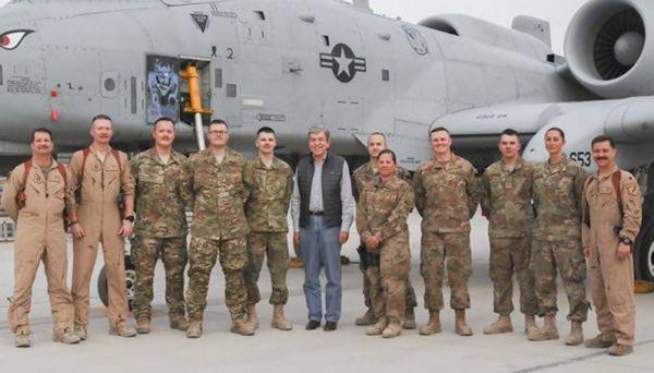 Blunt Celebrates Easter in Afghanistan with Airmen from Whiteman Air Force Base