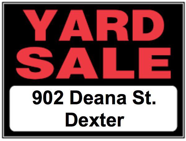 2-Family Yard Sale Saturday in Dexter