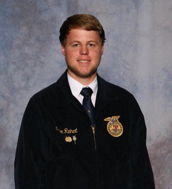 MO FFA Recognized Colton Reinert as Area 16 Star Farmer