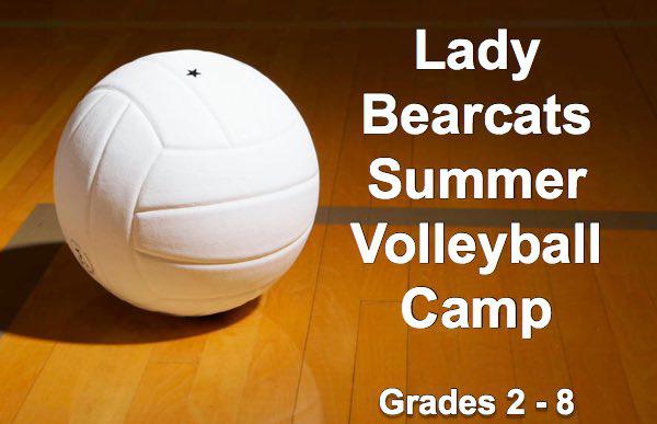 Lady Bearcat Volleyball Program to Host Summer Camp for Girls Grades 2 - 8.