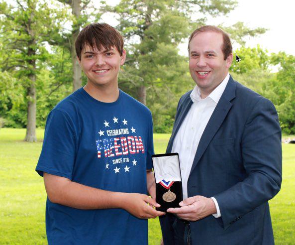 Congressman Jason Smith Honors Matthew Agey of Dexter