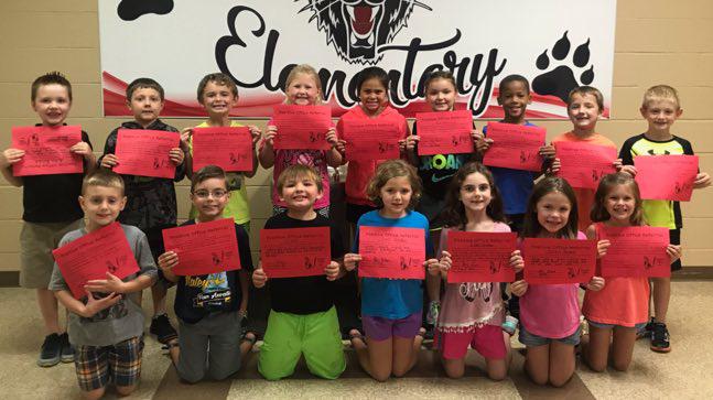 2nd Grade Students Earn Positive Office Referral Awards