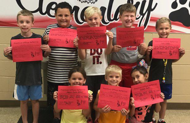 Southwest Elementary Honors 1st Grade Students with Awards