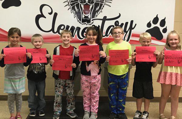 2nd Grade Students Earn Positive Office Referral Awards
