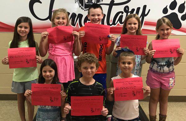 2nd Grade Students Earn Positive Office Referral Awards