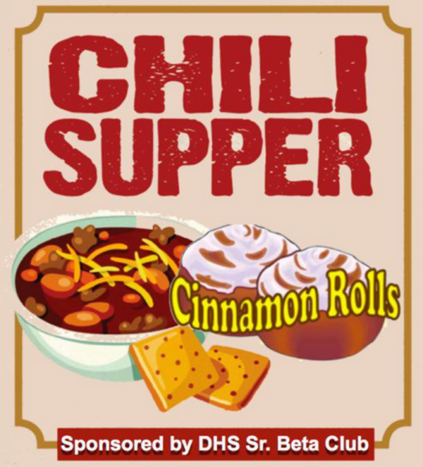 DHS Sr. Beta Club to Host 3rd Annual Old-Fashioned Chili Supper