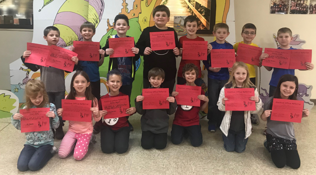 Southwest Elementary 2nd Graders Earn POR Awards